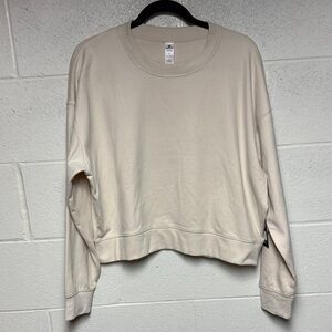 90 Degree By Reflex Cream Sweatshirt